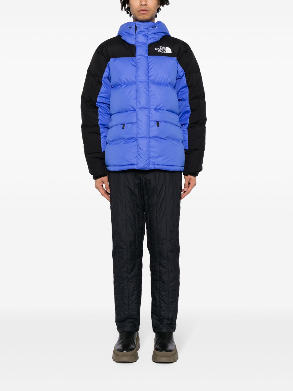 Shop The North Face Himalayan Padded Jacket In Blue