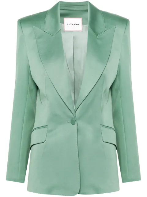 STYLAND blazer con solapa de pico y botones