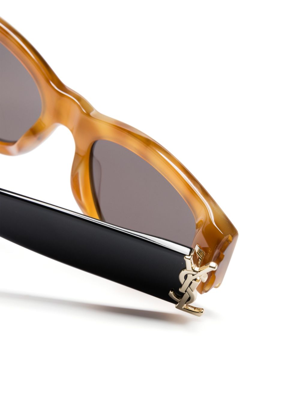 Saint Laurent Eyewear Zonnebril met cat-eye montuur Bruin