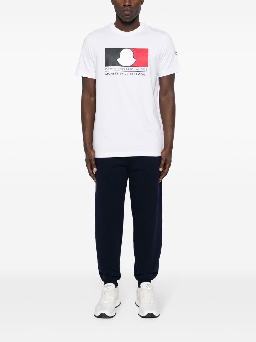 Image 2 of Moncler logo-print T-shirt