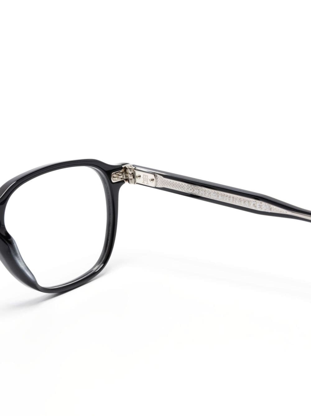 Shop Tommy Hilfiger Square-frame Glasses In Schwarz