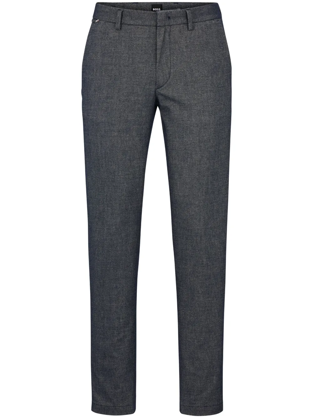 BOSS Calça slim com aplicação de logo | Azul | Image 1