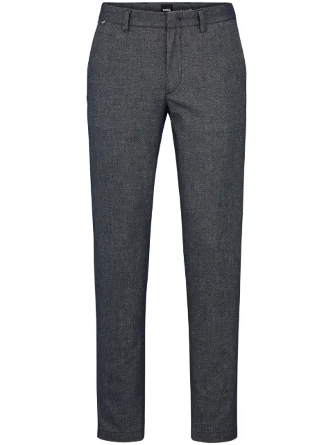 BOSS Calça slim com aplicação de logo