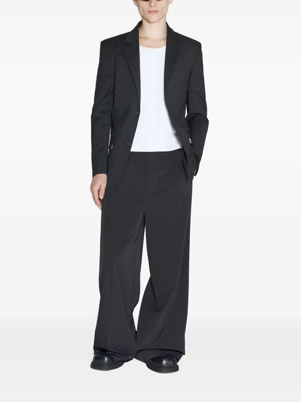 Han Kjobenhavn Decorative-plaque Blazer In Black