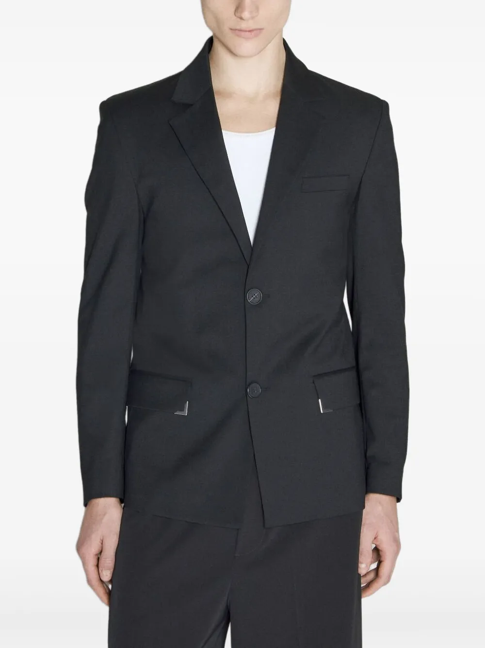 Han Kjobenhavn Decorative-plaque Blazer In Black