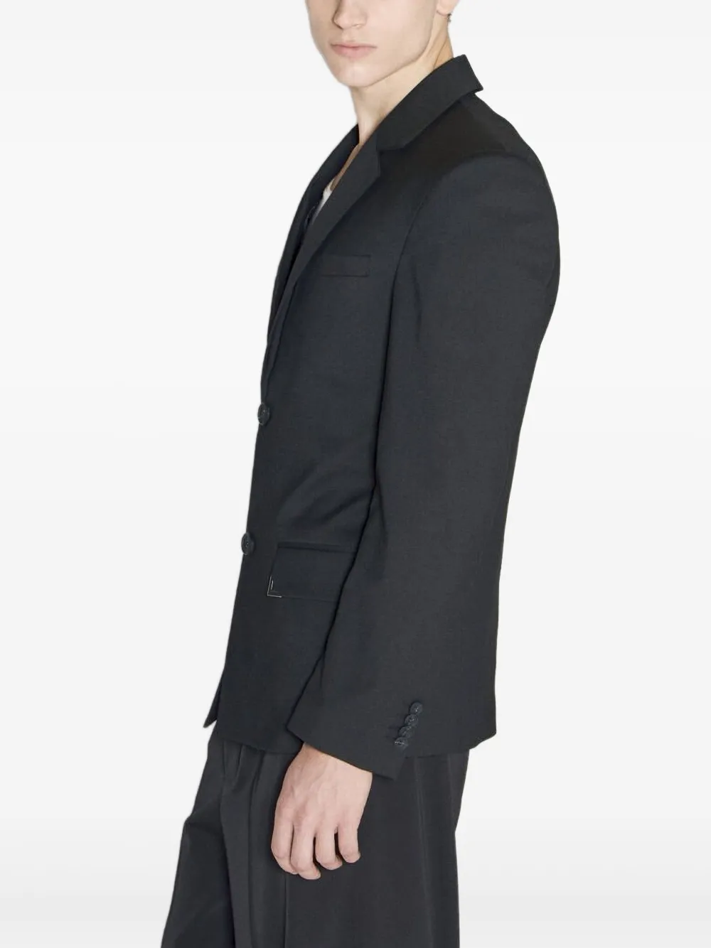 Han Kjobenhavn Decorative-plaque Blazer In Black