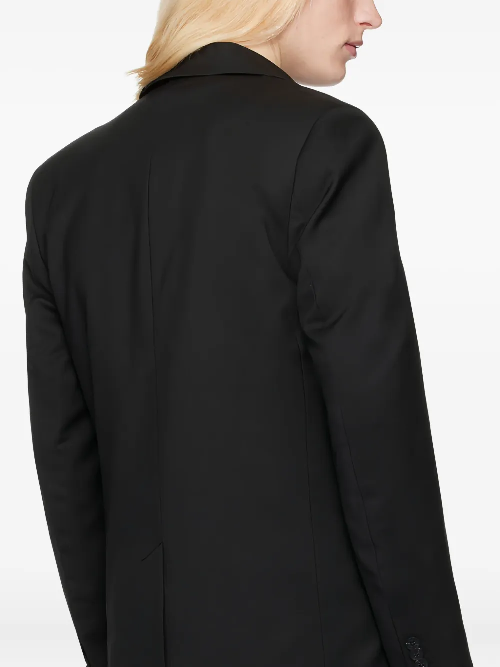 Han Kjøbenhavn Blazer met decoratief plakkaat Zwart