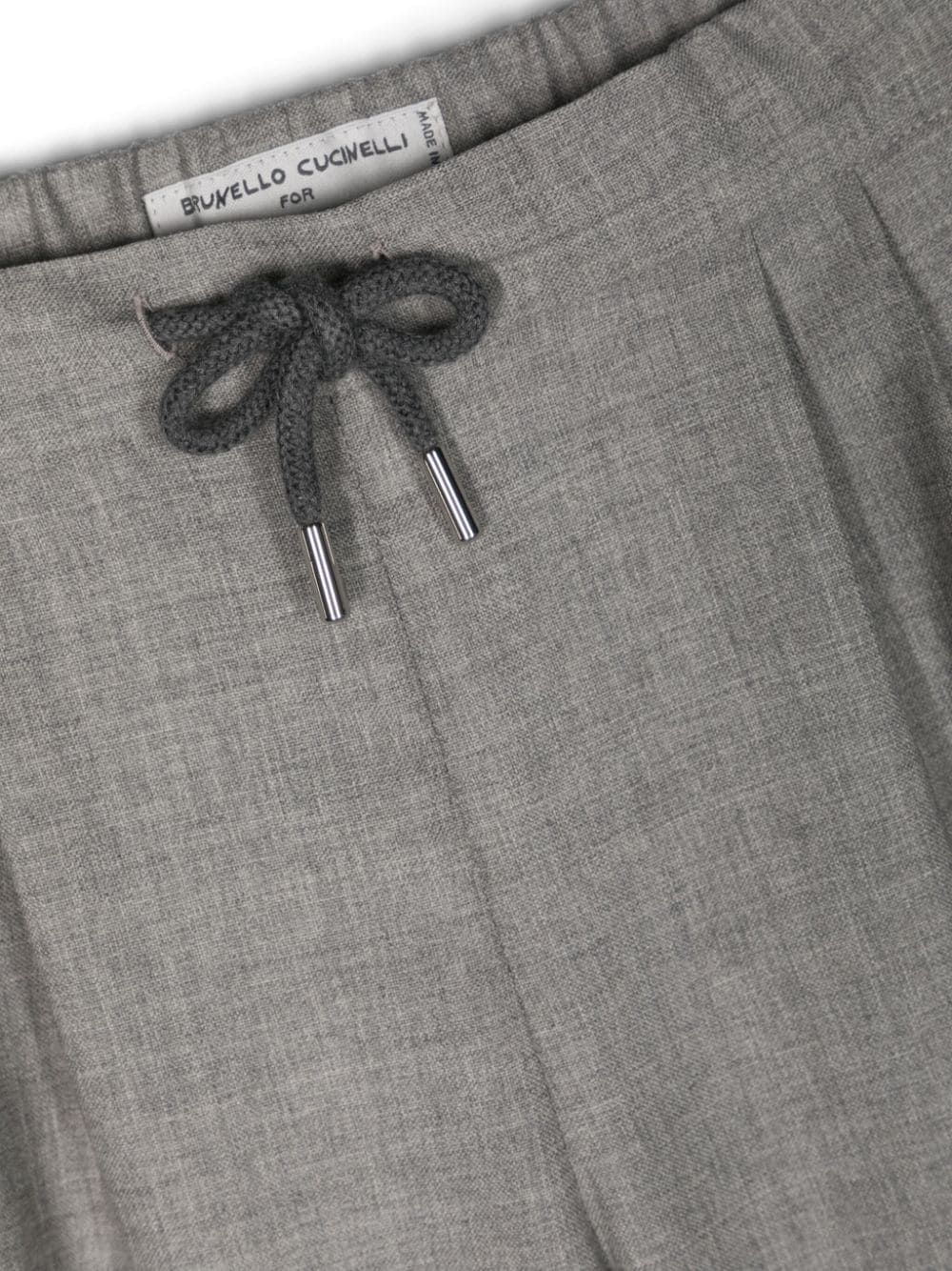 Shop Brunello Cucinelli Pleat-detail Tailored Trousers In Grey