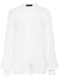 STYLAND batwing-style crepe shirt - White