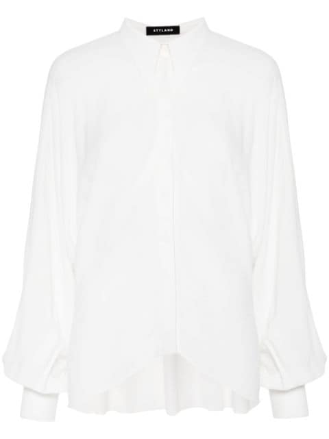 STYLAND batwing-style crepe shirt