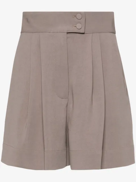 STYLAND pleated high-waist tailored shorts