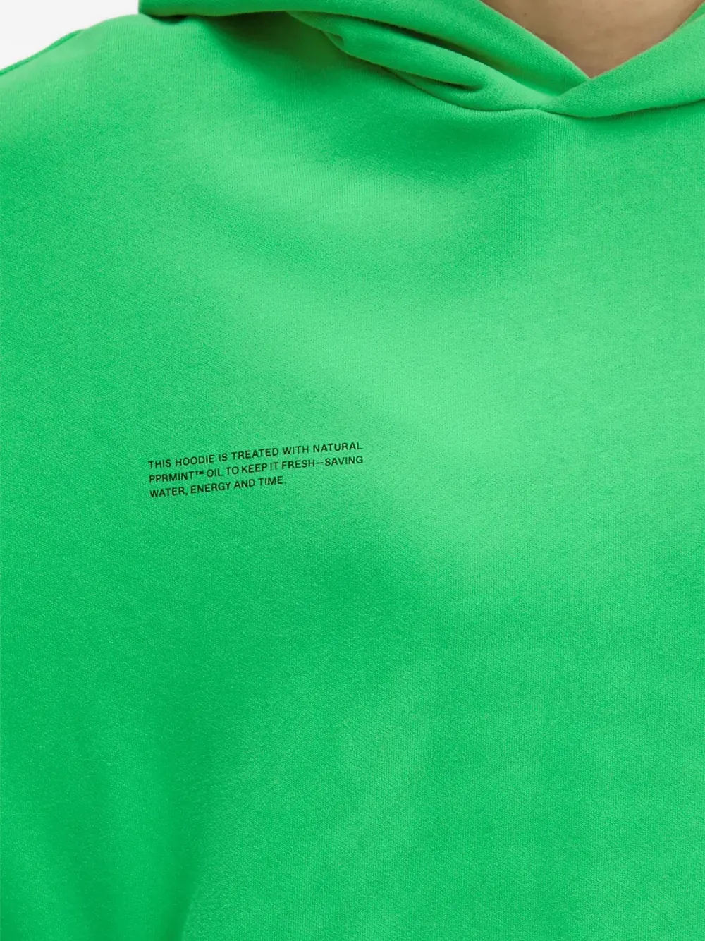 Pangaia Hoodie met tekstprint Groen