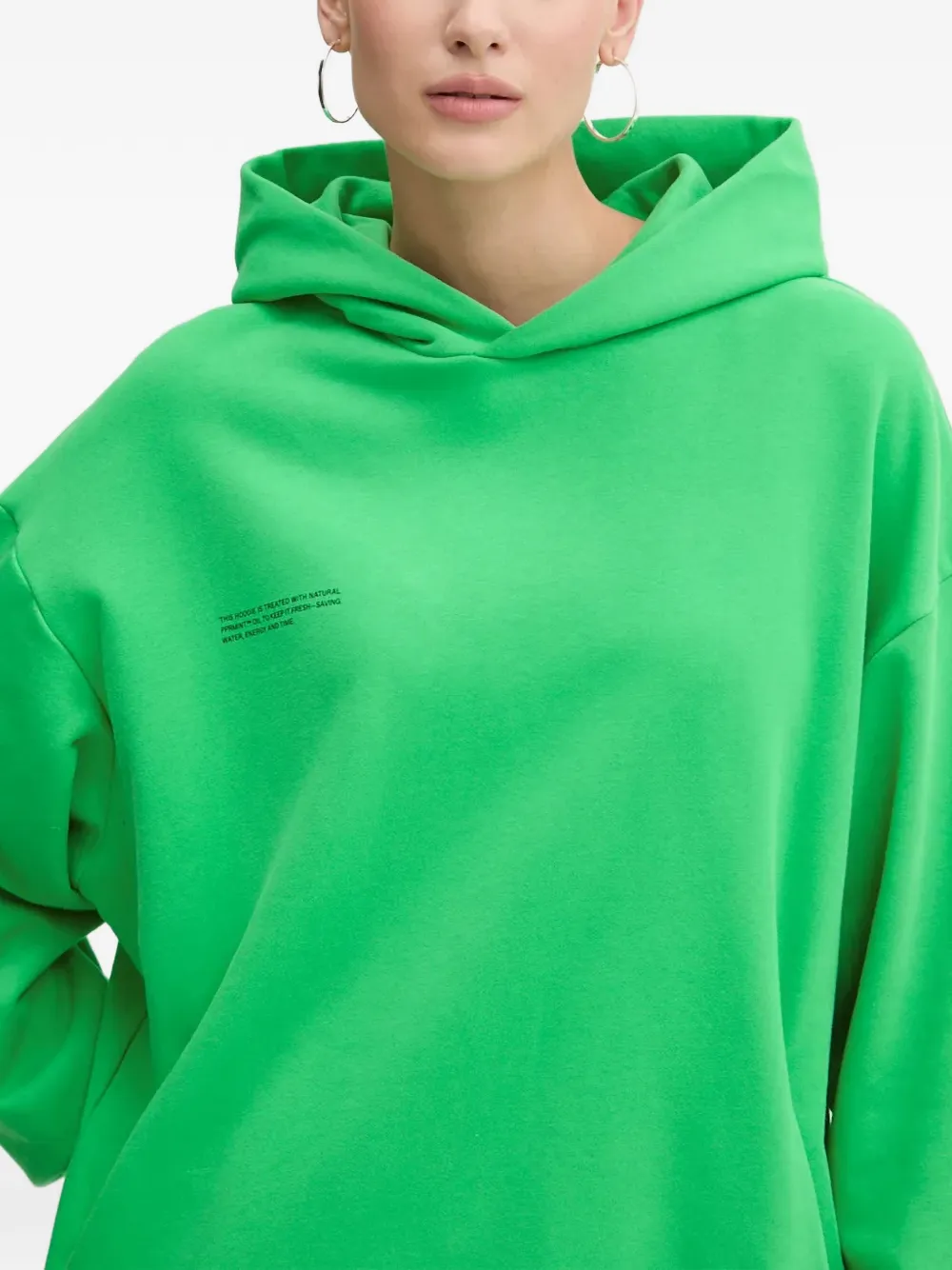 Pangaia Hoodie met tekstprint Groen
