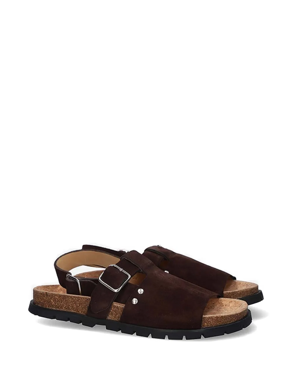 A.P.C. Suède sandalen Bruin