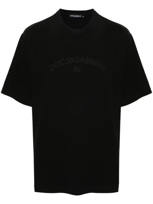 T-shirt en coton à logo imprimé - Dolce & Gabbana - Modalova