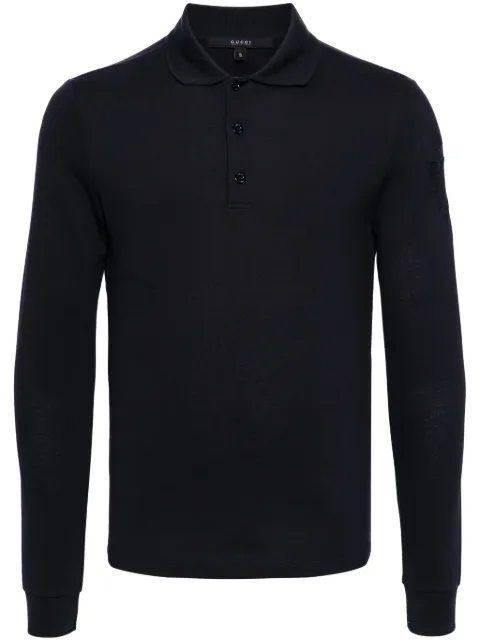 Gucci cotton-blend polo shirt
