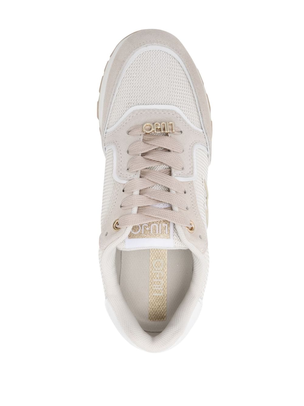 Shop Liu •jo Amazing 25 Panelled Sneakers In Neutrals