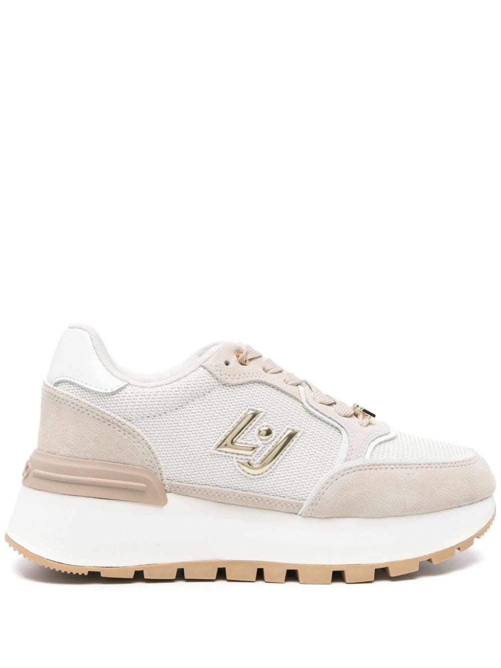 Liu •jo Amazing 25 Panelled Sneakers In Neutrals