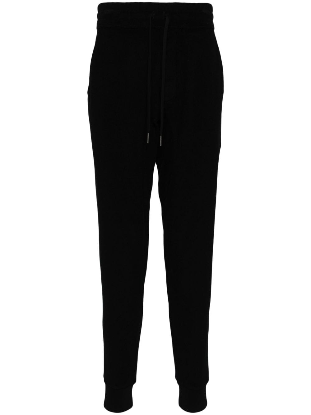 Tom Ford Straight-leg Cotton Track Pants In Black
