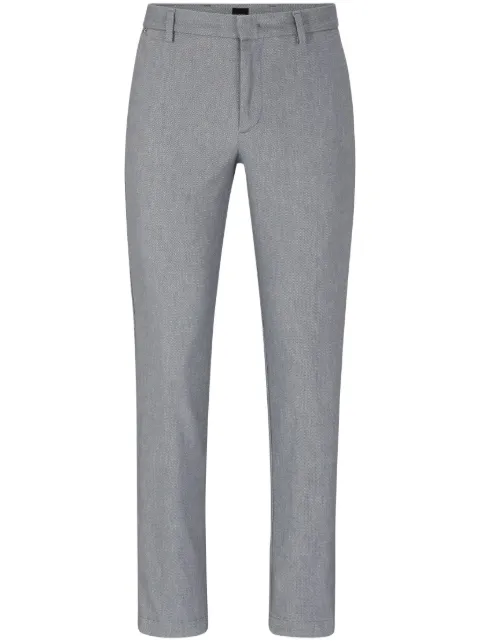 BOSS Calça slim com aplicação de logo