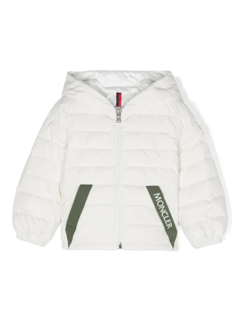 Moncler Enfant logo-appliqué padded jacket
