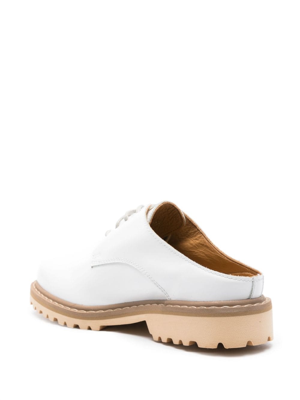 Shop Sofie D'hoore Faylvato Leather Slippers In White