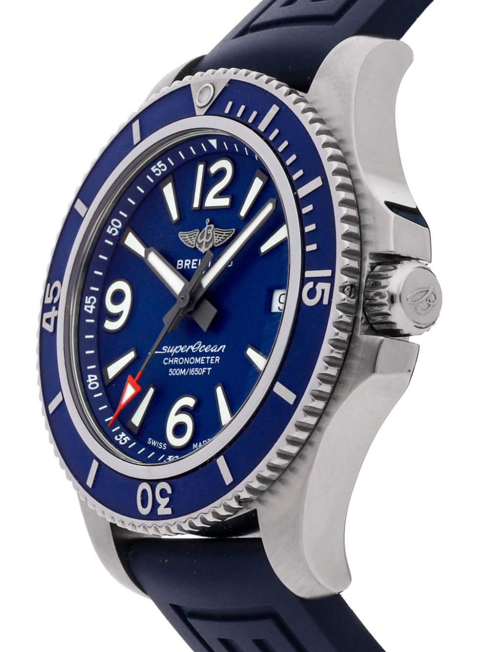 Breitling pre-owned Superocean Automatic 42mm - Blauw