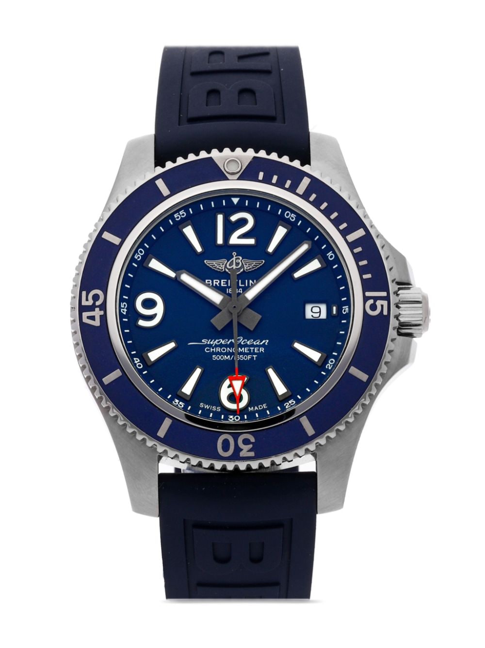 Pre-owned Breitling  Superocean Automatic 42mm In Blue