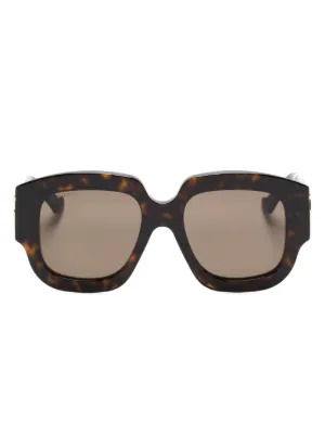 Gucci Eyewear キャットアイ サングラス | ブラウン | FARFETCH JP