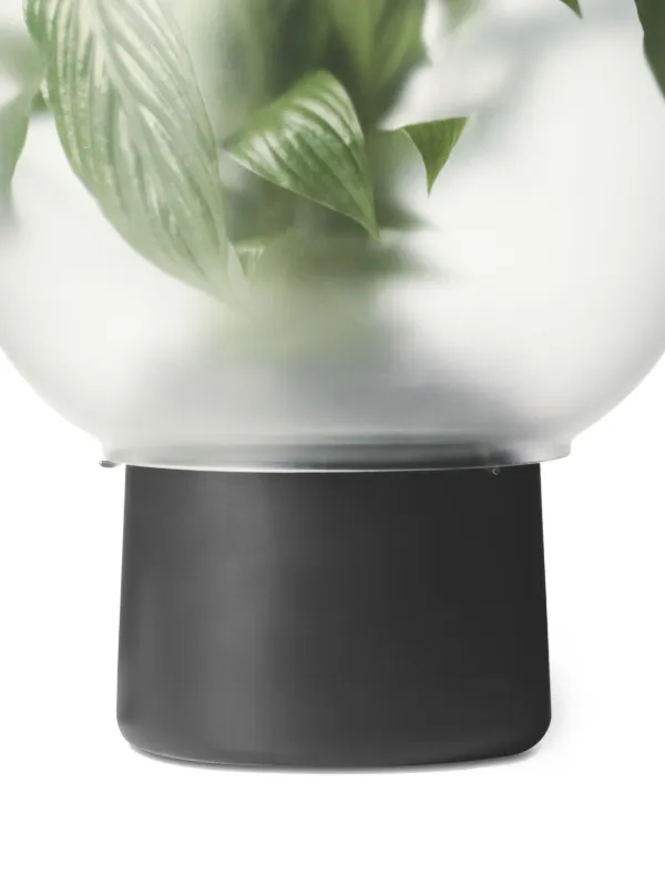 Gejst Nebl Ceramic Flowerpot | Black | FARFETCH AO