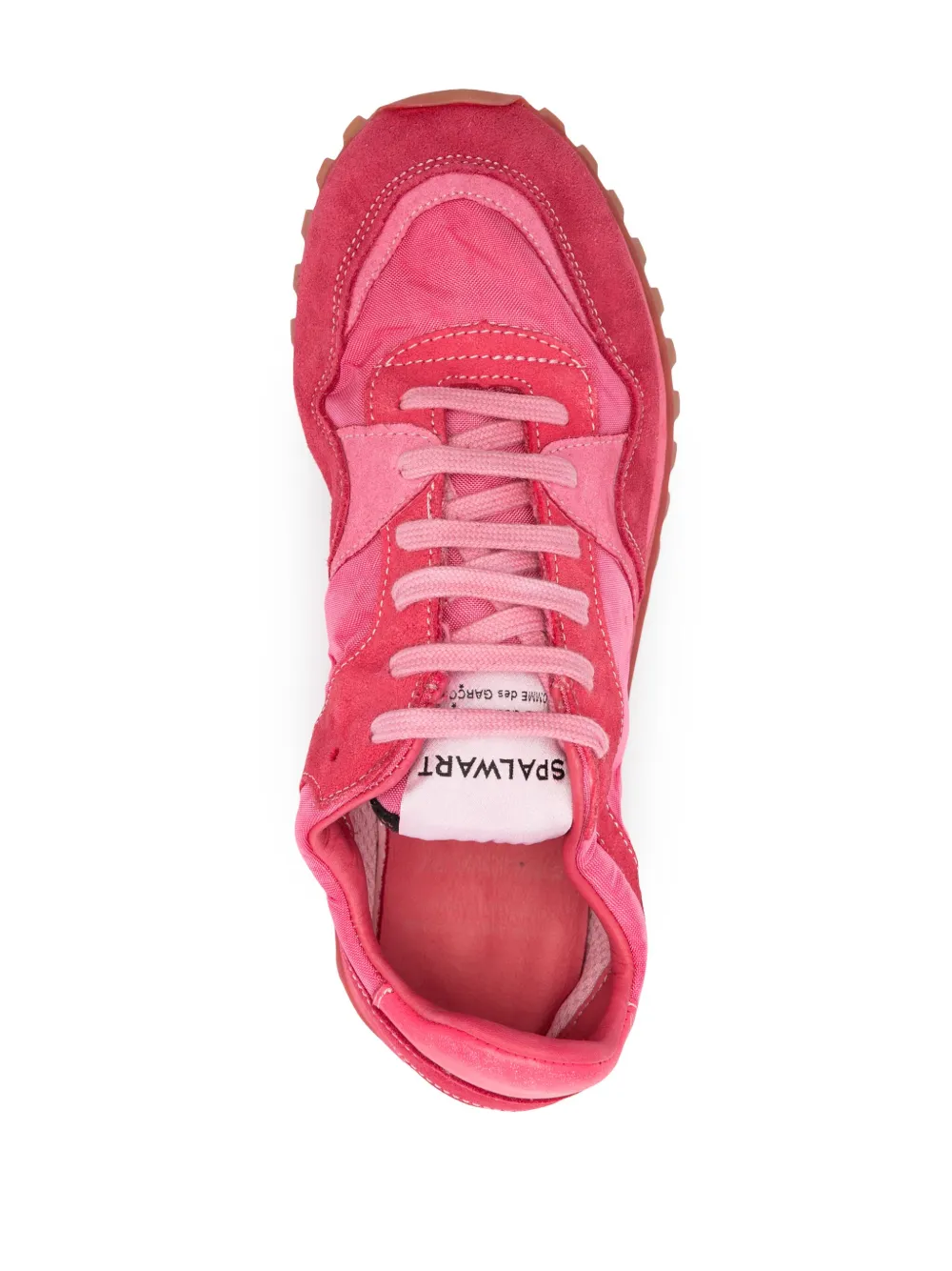 Comme Des Garçons Marathon suède sneakers Roze