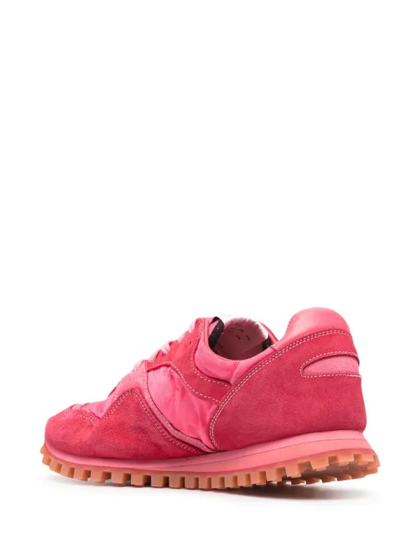 Comme Des Garçons Marathon Suede Sneakers Pink FARFETCH JO