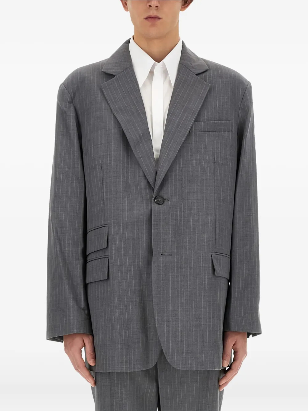 Helmut Lang welt pocket blazer | Grey | Image 1