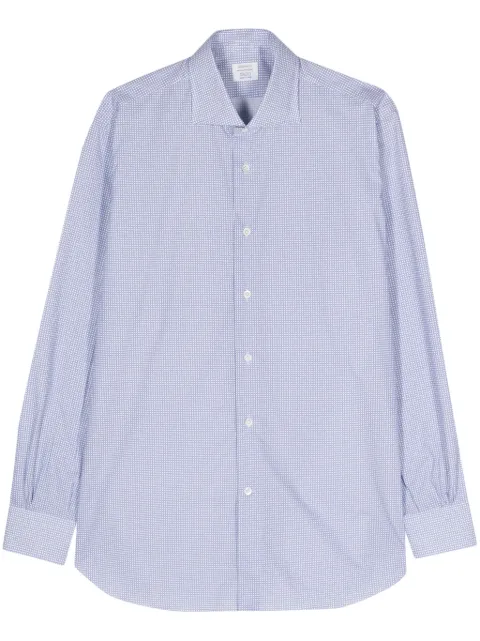 Mazzarelli geometric-pattern shirt