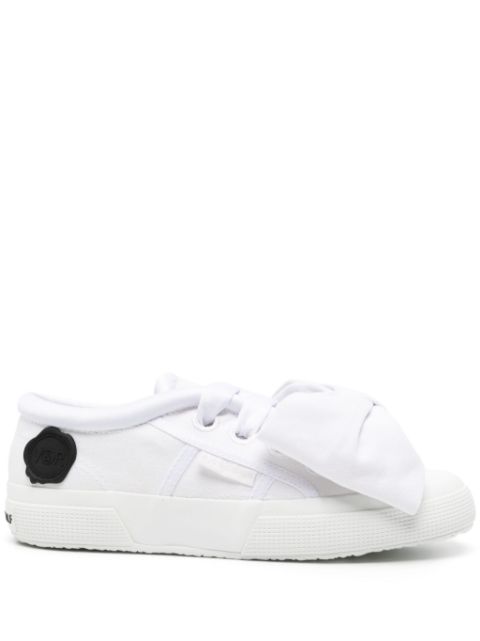 Viktor & Rolf x Superga bow-detail flatform sneakers