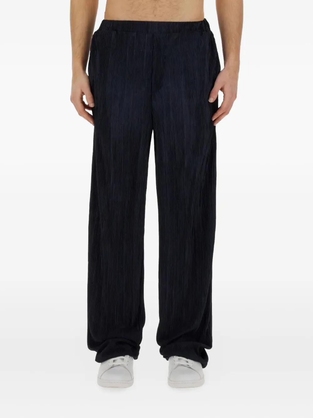 Family First pleated sweatpants - ブルー