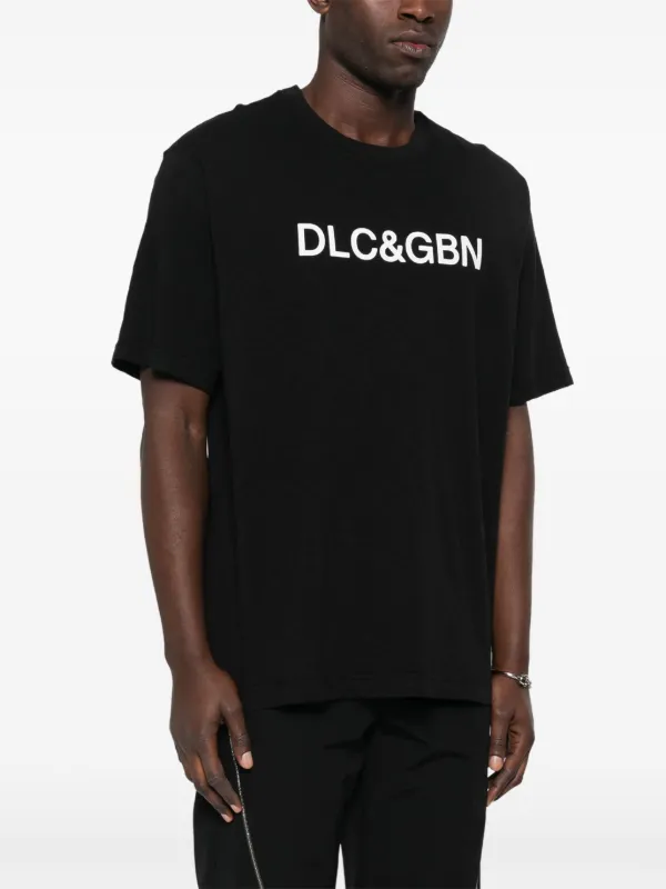 Tシャツ・カットソー DOLCE & GABBANA BLACK COTTON T-SHIRT Cotton T-shirt with logo in Black for Men | Dolce&Gabbana® US