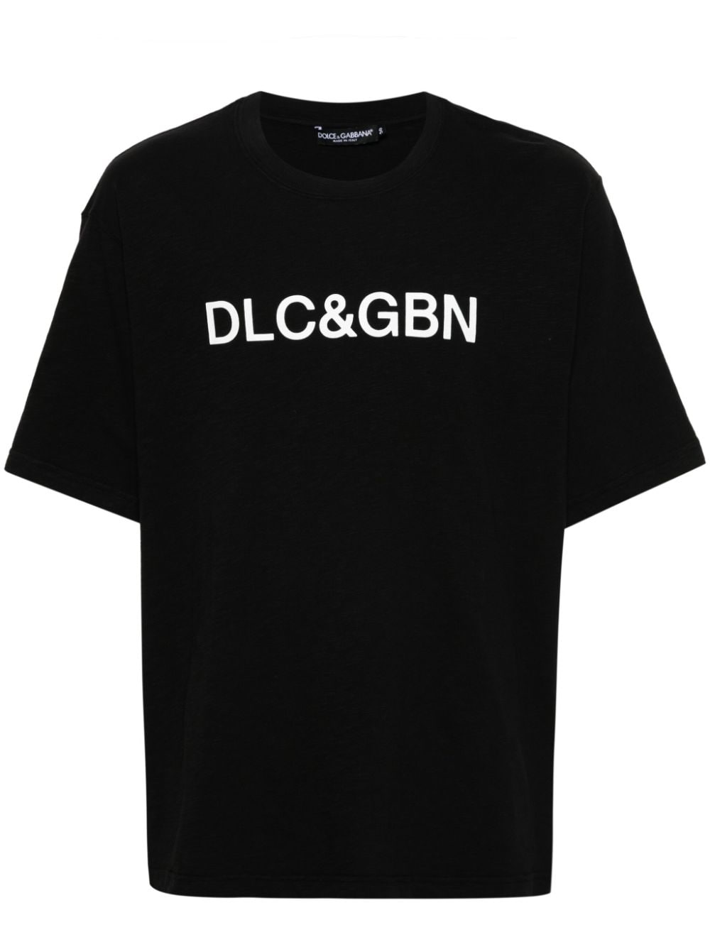 Dolce & Gabbana Katoenen T-shirt met logoprint Zwart
