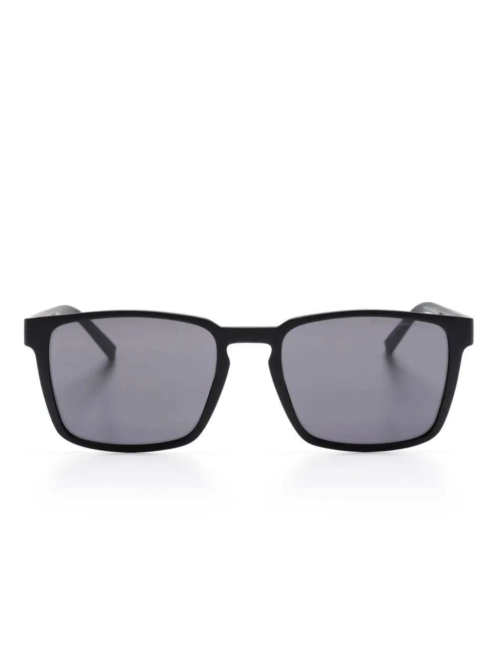 tommy hilfiger lunettes de soleil à monture rectangulaire - noir