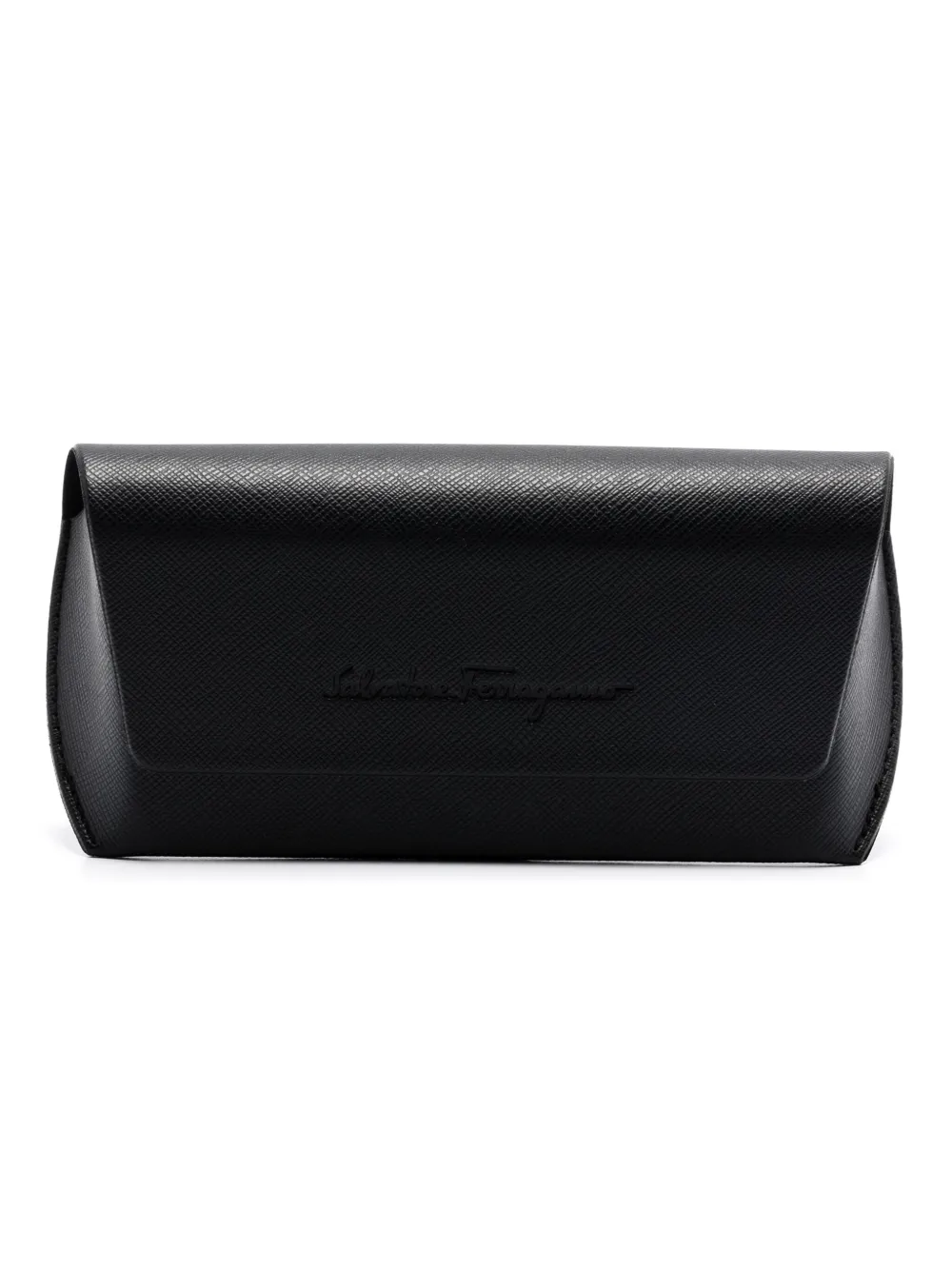 Ferragamo Gancini zonnebril met oversized montuur Zwart