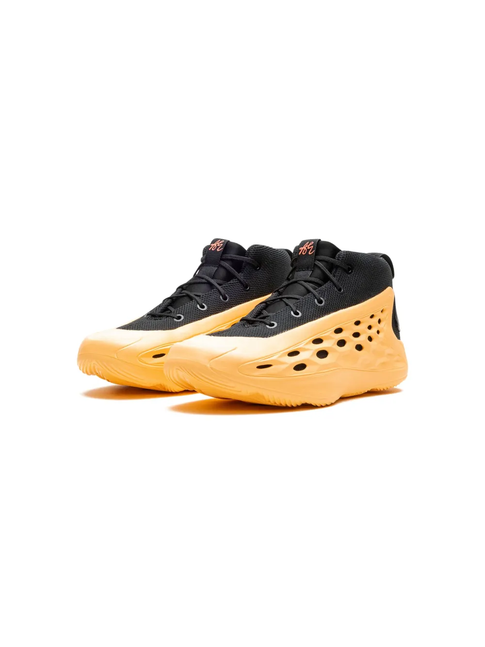 Shop Adidas Originals Ae1 "acid Orange" Sneakers In Black