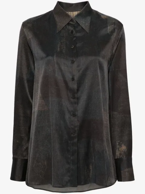 Ziggy Chen camisa con estampado abstracto
