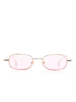 Prada Eyewear A24S ラウンドフレーム サングラス | ピンク | FARFETCH JP