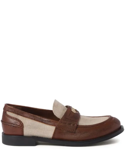 Mocassins à appliqué penny - Miu Miu - Modalova