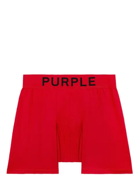 Purple Brand logo-print boxer briefs