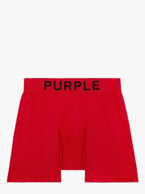Purple Brand logo-print boxer briefs
