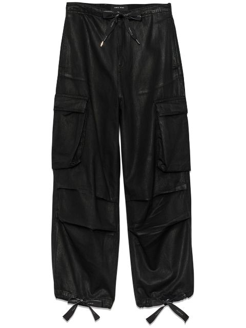 Purple Brand bow-fastening cargo trousers