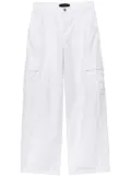Purple Brand wide-leg cargo trousers - White