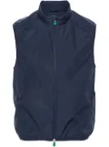 Save The Duck Mars rubberised-logo gilet - Blue