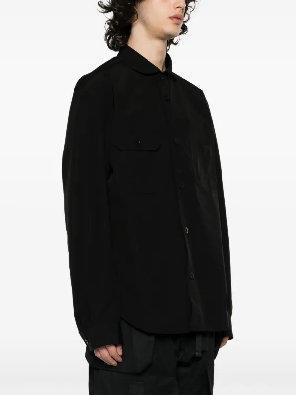 Junya Watanabe MAN パネルデザイン シャツ | ブラック | FARFETCH JP